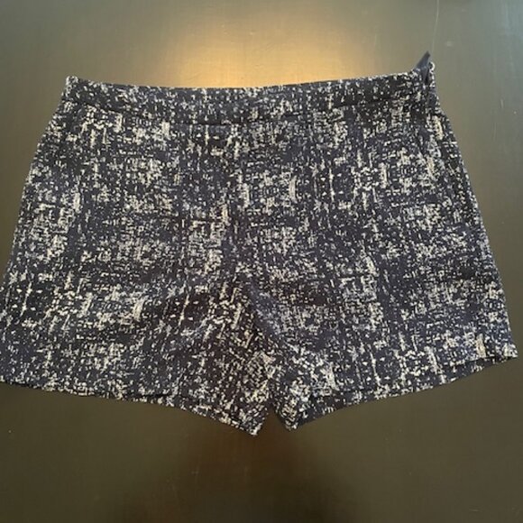 Kenar Blue and White shorts with pockets and side zip size 8 - Picture 1 of 6